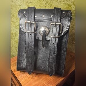 Tourmaster Classic Black Faux Leather Unisex Sissy Bag/pack